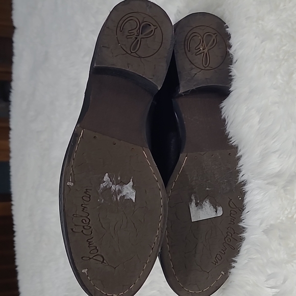 Sam Edelman Black Pull on Leather Boots - Picture 5 of 7